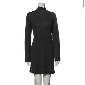 Iro Turtleneck backless mini dress